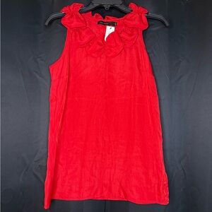 The Limited Scarlet Ruffle Blouse